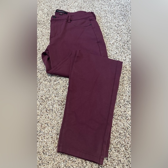π· Liverpool Jeans Co. Skinny Maroon Jegging Pants - Ankle Length π· - Picture 3 of 13